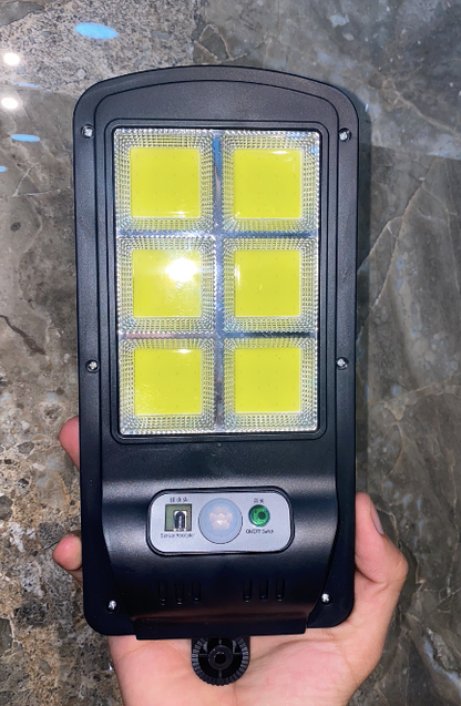 Lámpara solar con sensor de movimiento IP67 - ECOL