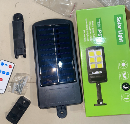 Lámpara solar con sensor de movimiento IP67 - ECOL