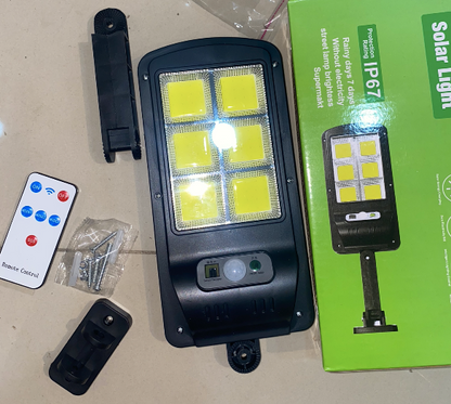 Lámpara solar con sensor de movimiento IP67 - ECOL
