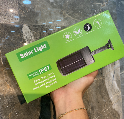 Lámpara solar con sensor de movimiento IP67 - ECOL
