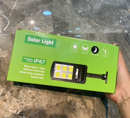Lámpara solar con sensor de movimiento IP67 - ECOL